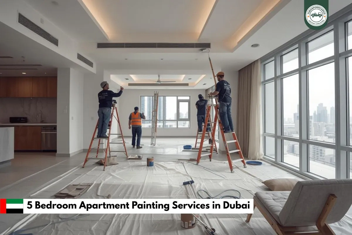 5 Bedroom Apartment Painting Services in Dubai