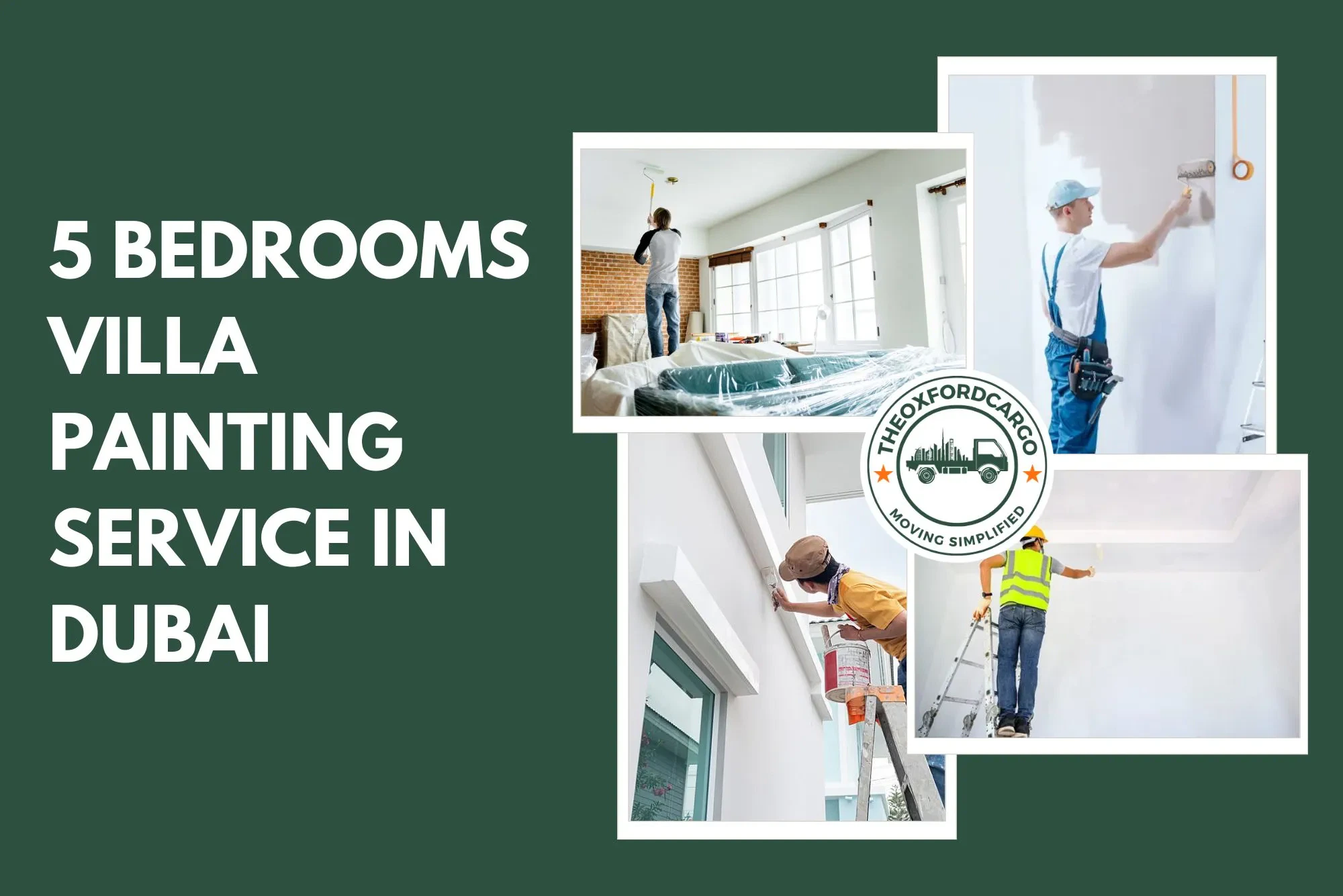 5 Bedrooms Villa Painting Service in Dubai