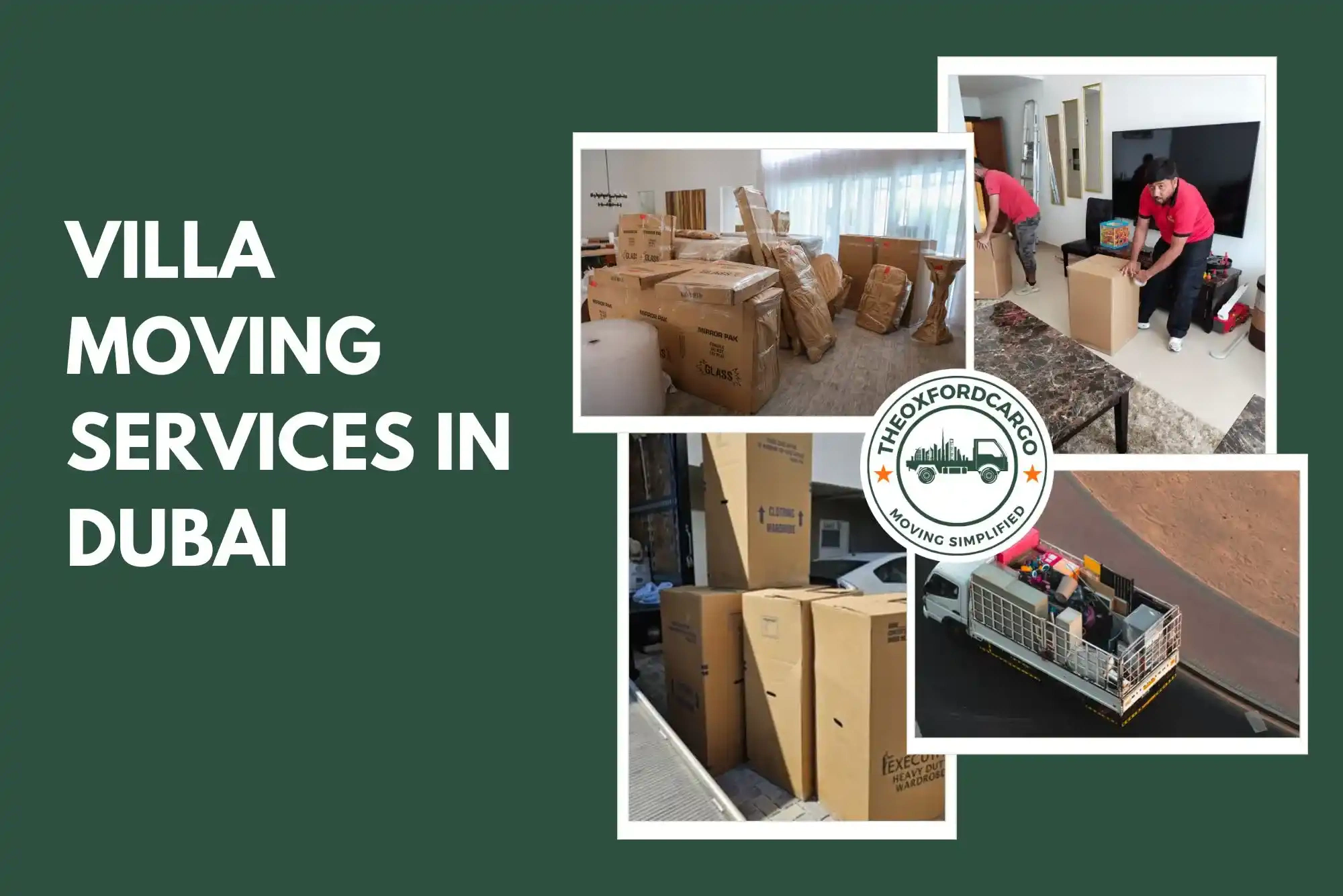 Villa Moving Services in Dubai