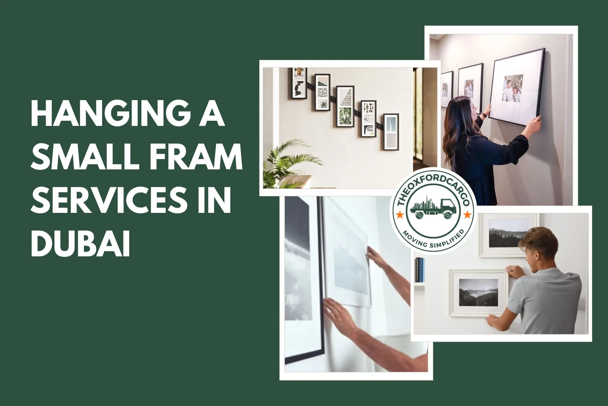 Hanging a Small Frame Services in Dubai