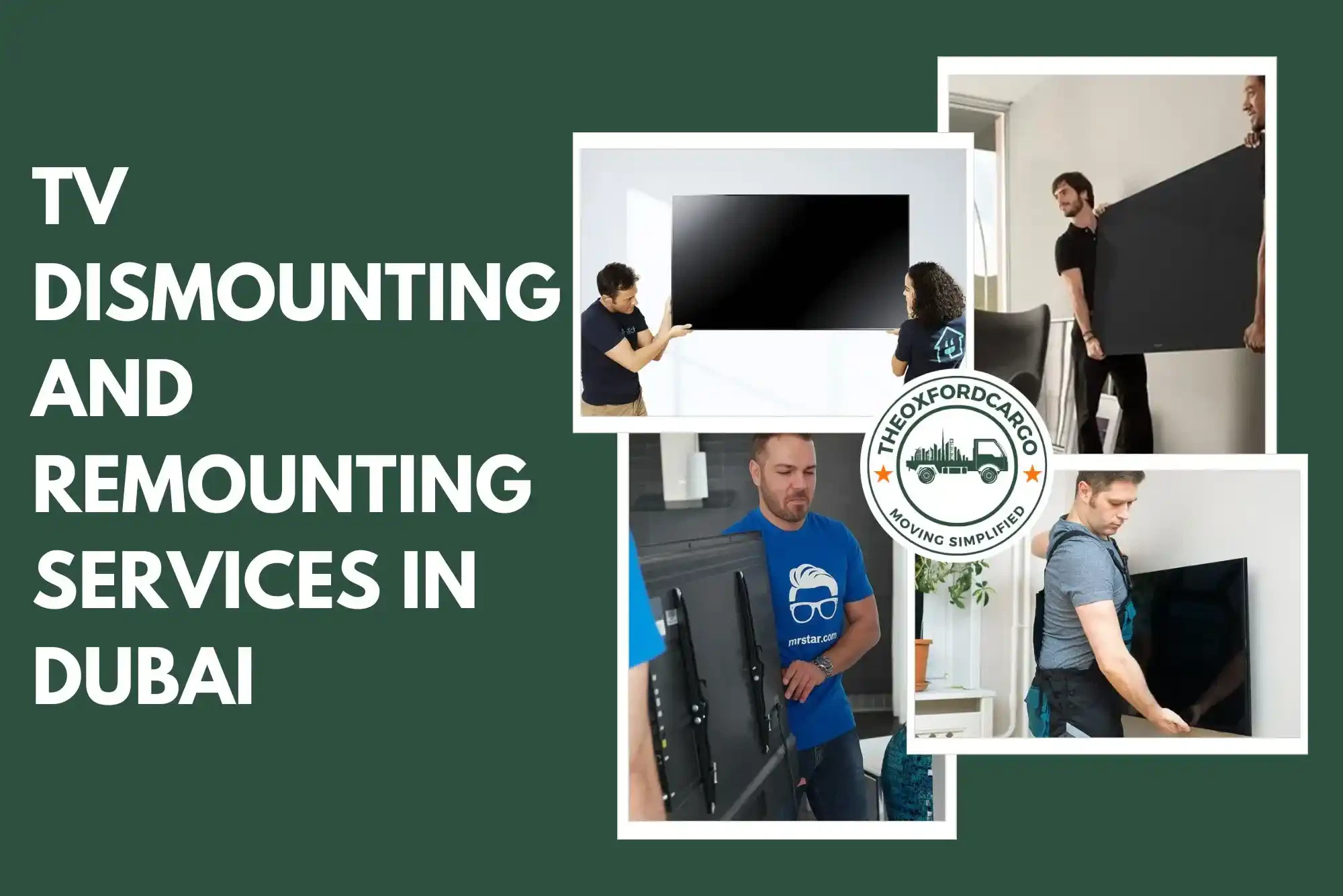 TV Dismounting and Remounting Services in Dubai
