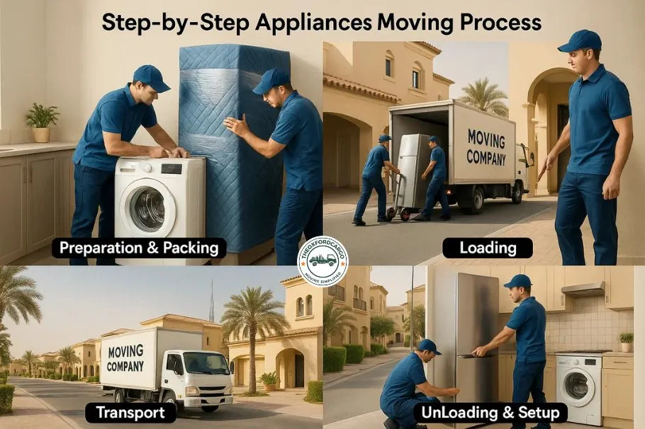 Step-by-Step Appliances Moving Process