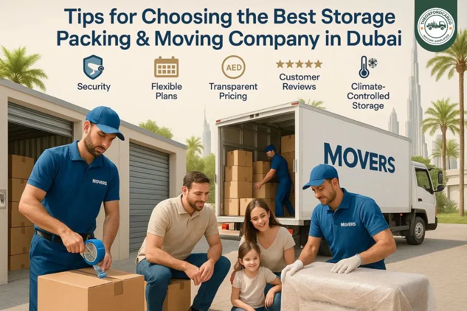 Tips for Choosing the Best Storage Packing & Moving Company in Dubai